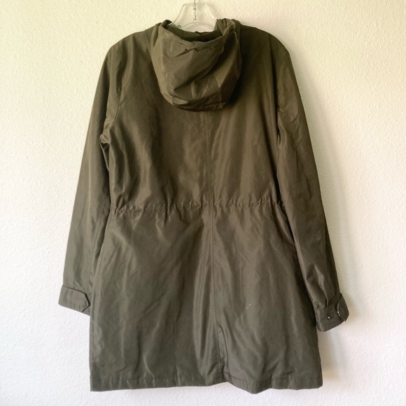 Michael Kors Black Polyester Windbreak Waterproof Hooded Parka Jacket size M - Picture 8 of 15